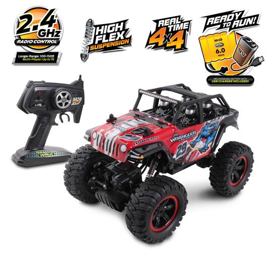 NKOK Mean Machines Rock Crawler RC Jeep Wrangler Unlimited
